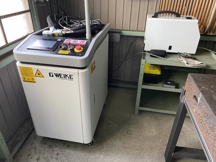 新しい溶接機を導入しました
